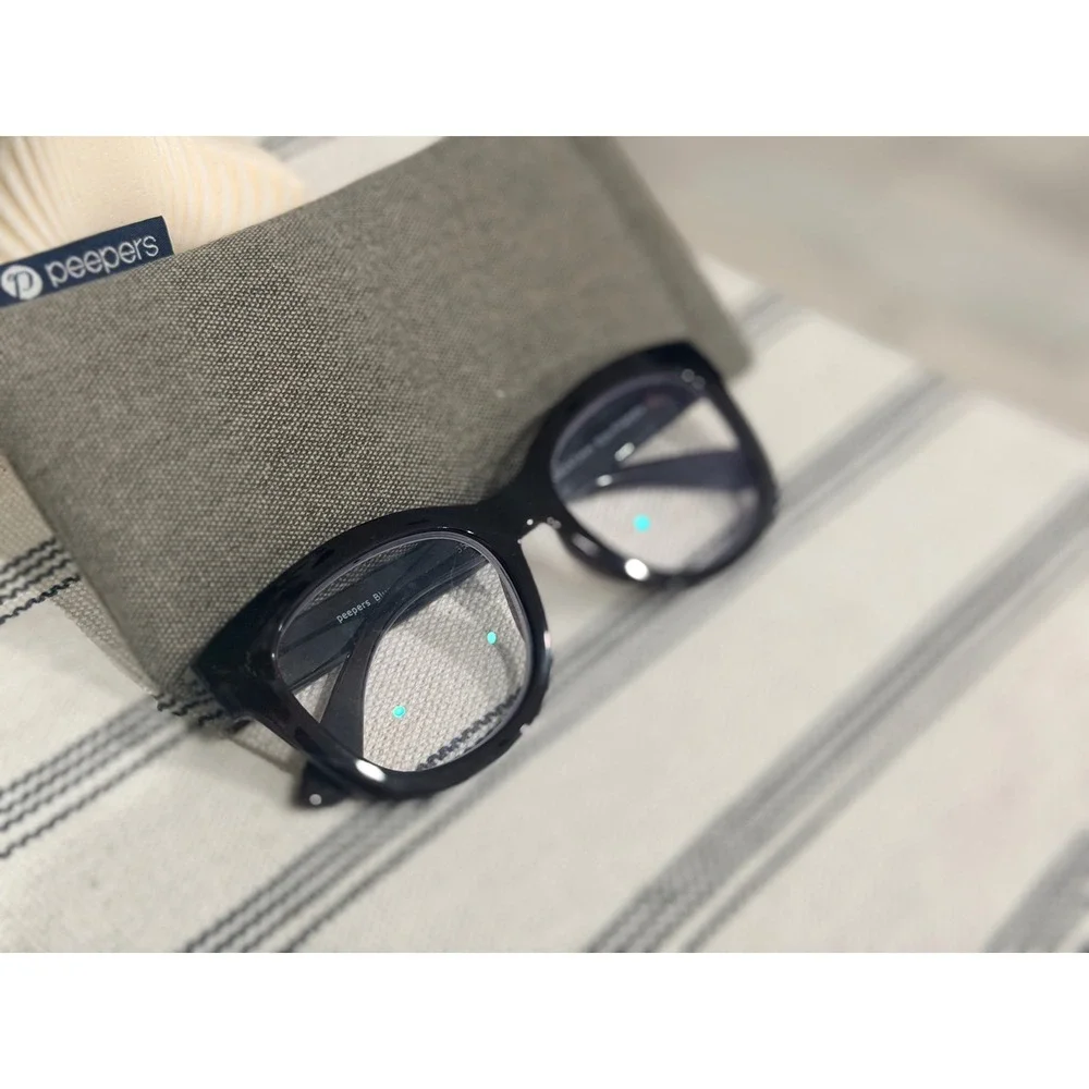 Peepers Center Stage Plum Purple Blue Light Reading Glasses +1.50 Eco-Friendly